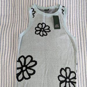 Wild Fable Knit Daisy Motif Dress